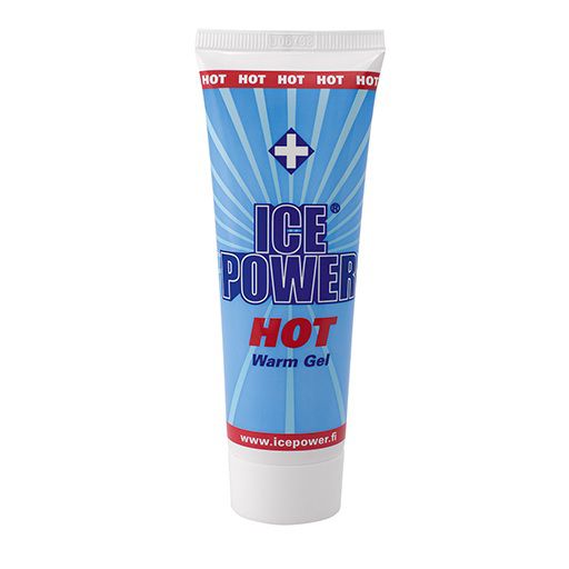 ICE POWER Hot Warm Gel in Verkaufsverpackung