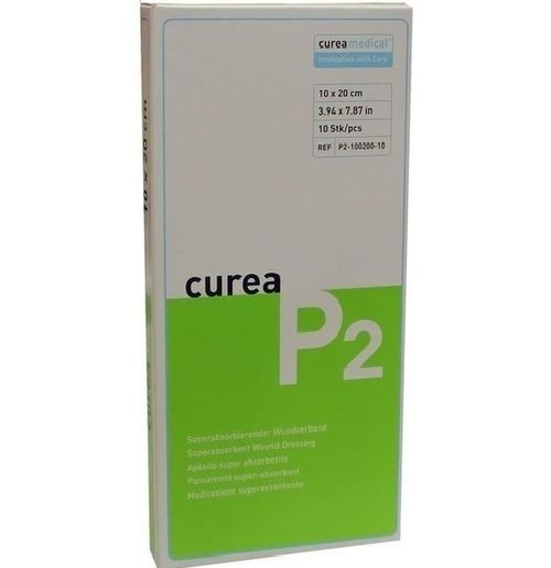 CUREA P2 superabsorb.Wundauflage 10x20 cm